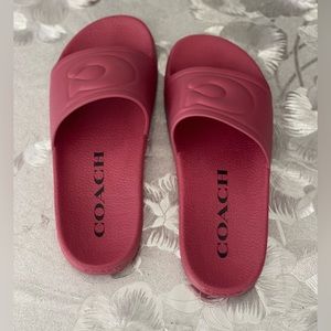 Coach Rubber Slide